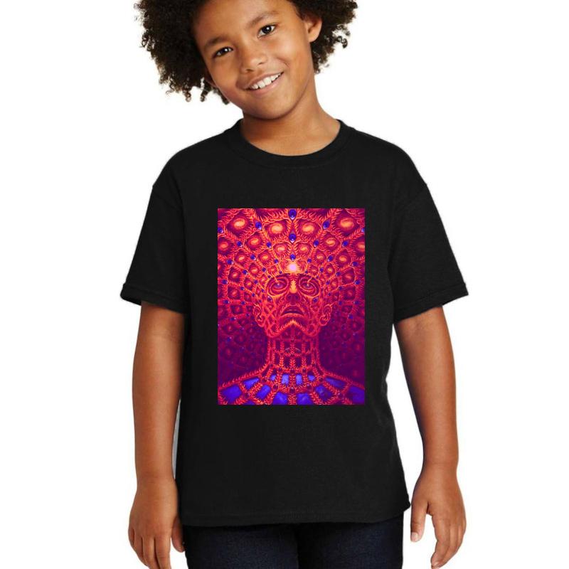 Alex Grey Syle 2018 Youth T-Shirt Boy Black