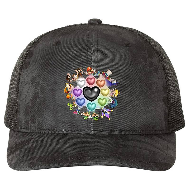 Super Paper Mario Premium Flat Bill Snapback Caps