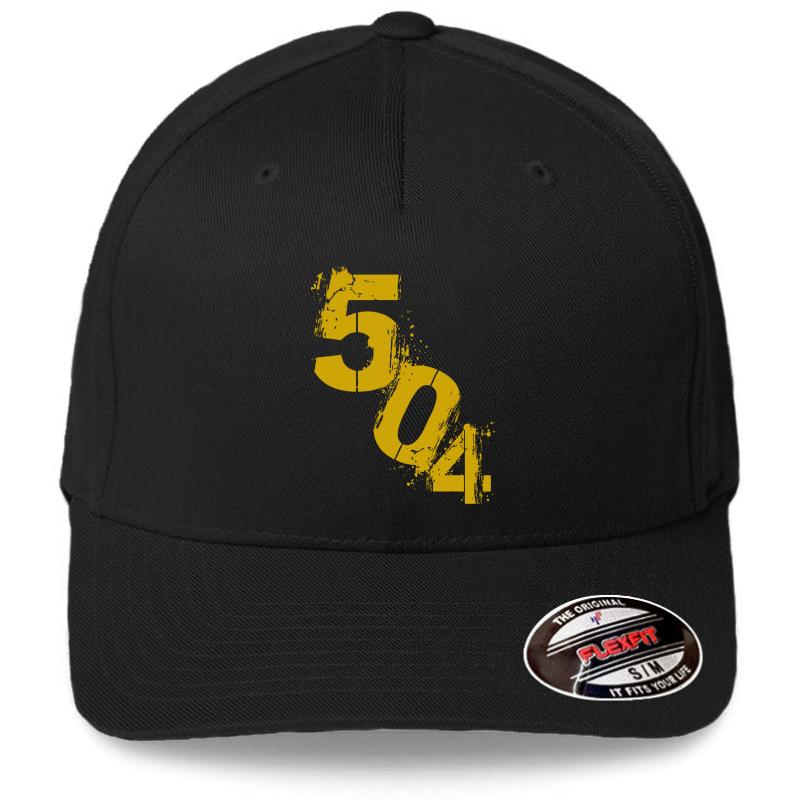 504 New Orleans Nola Shirts Iphone Cases Mugs Tablets Flexfit Baseball Cap  Black