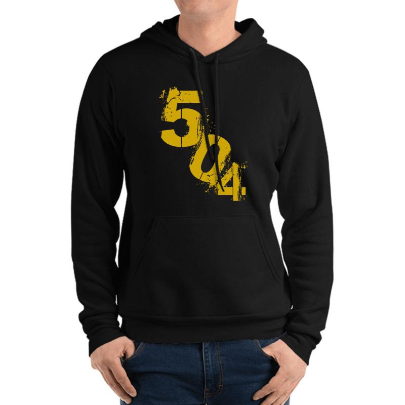 504 New Orleans Nola Shirts Iphone Cases Mugs Tablets Unisex Hooded Sweatshirt Men Black