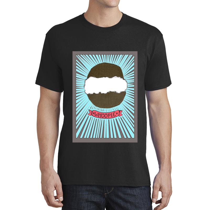 Whoopie! Whoopie Pies On Aqua Unisex T-Shirt Men Black