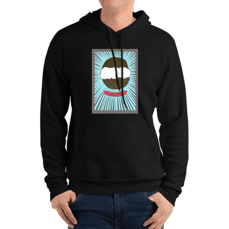 Whoopie! Whoopie Pies On Aqua Unisex Hooded Sweatshirt Men Black