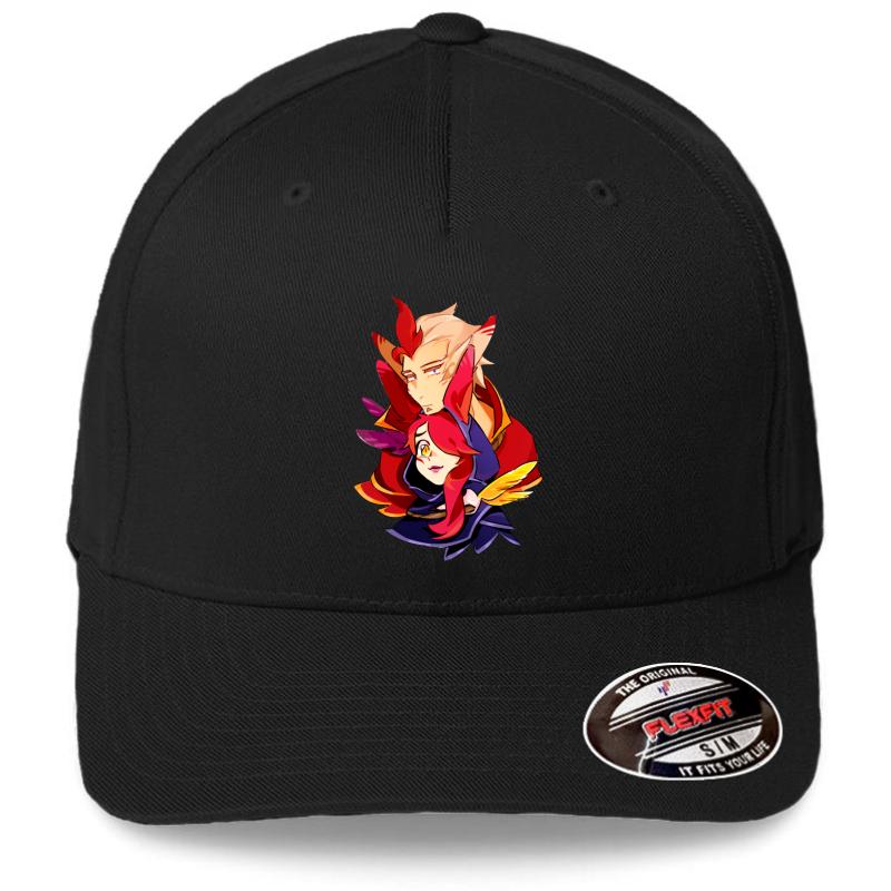 Xayah Rakan League Of Legends Flexfit Baseball Cap  Black