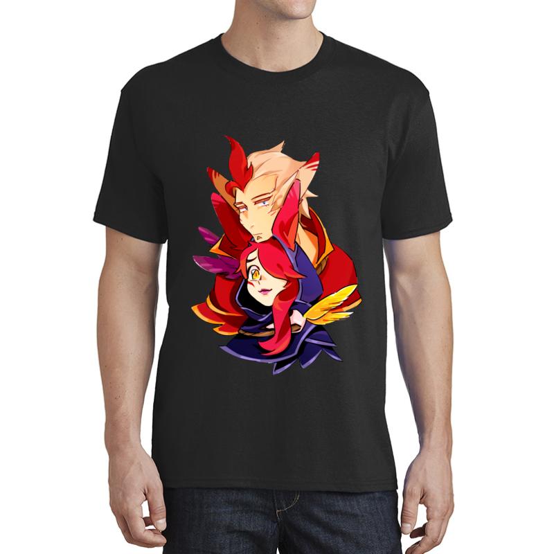 Xayah Rakan League Of Legends Unisex T-Shirt Men Black