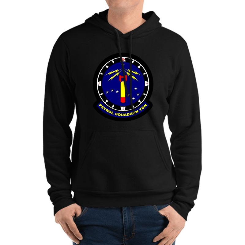 Vp-10 Red Lancers Crest Unisex Hooded Sweatshirt Men Black