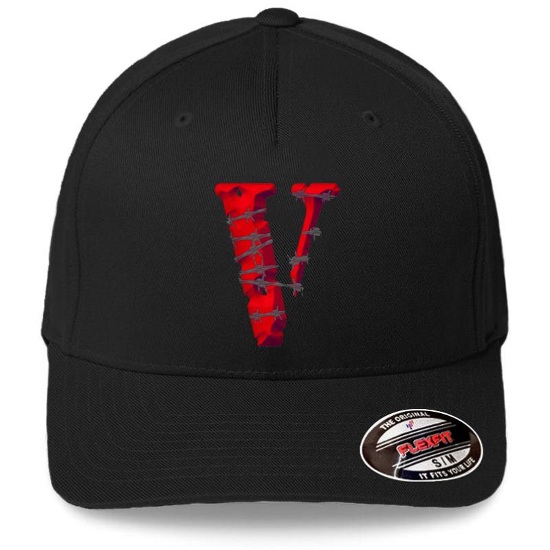 Vlone Flexfit Baseball Cap  Black