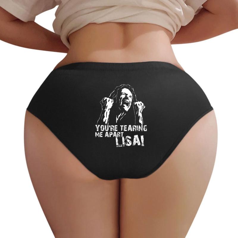 You're Tearing Me Apart Lisa Women Underwear Panties Women Black