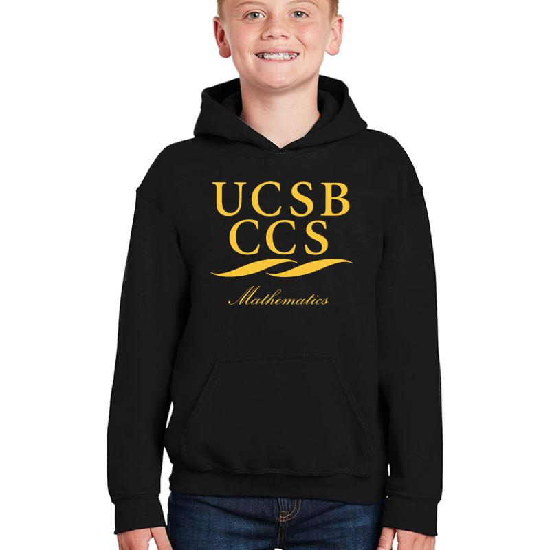 Ucsb Ccs Mathematics Youth Hooded Sweatshirt Boy Black