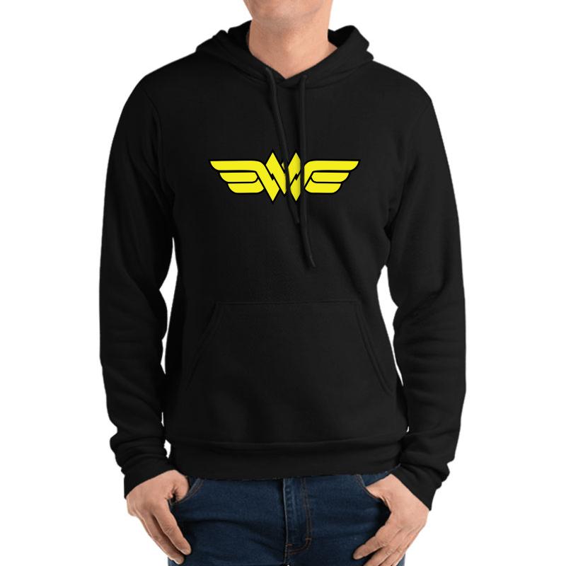 Wondermom Unisex Hooded Sweatshirt Men Black