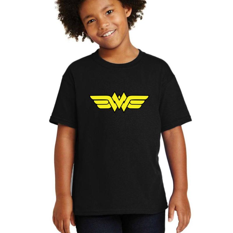 Wondermom Youth T-Shirt Boy Black