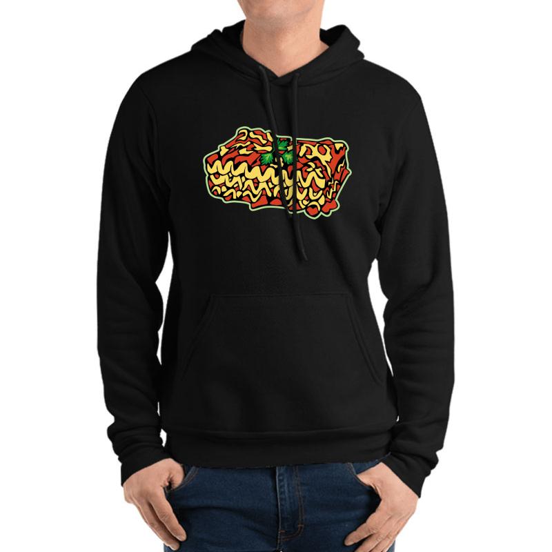 'Lasagna' Awesome Lasagna Day Gift Unisex Hooded Sweatshirt Men Black