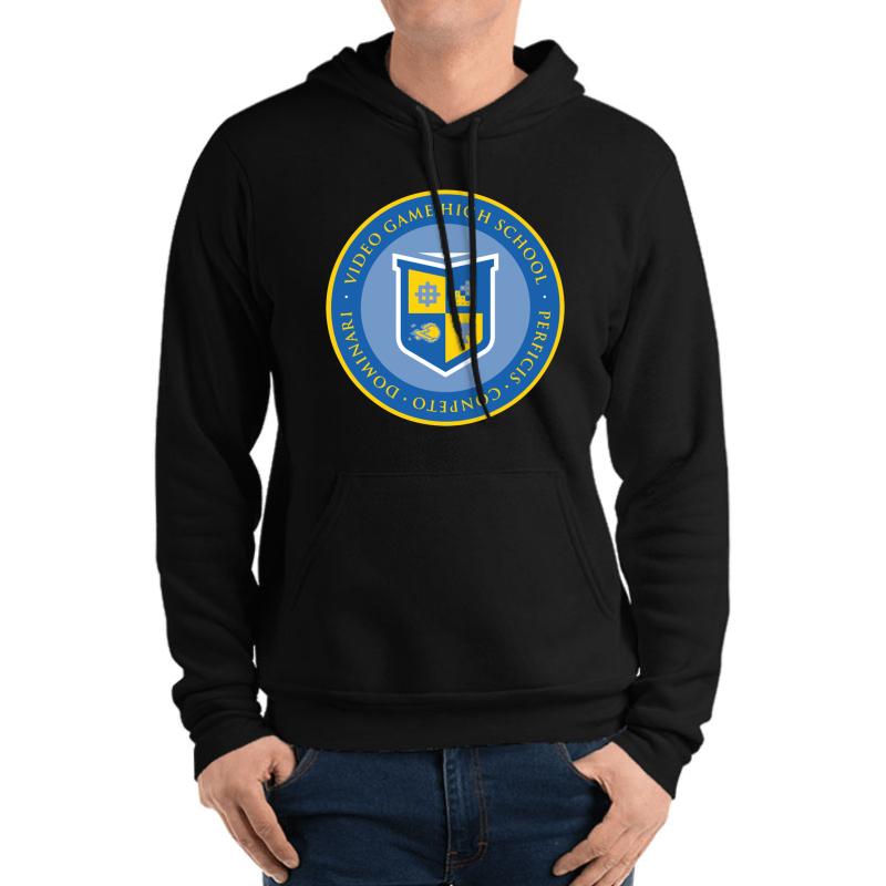 Vghs Unisex Hooded Sweatshirt Men Black