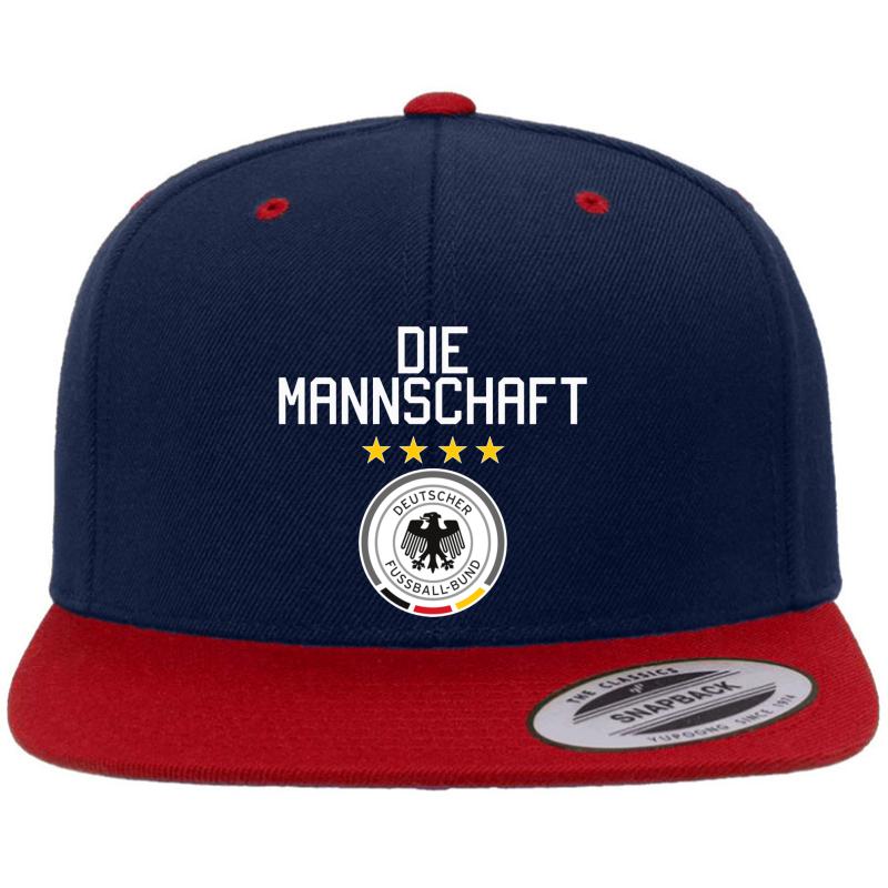 #Germany Premium Flat Bill Snapback Cap  Navy