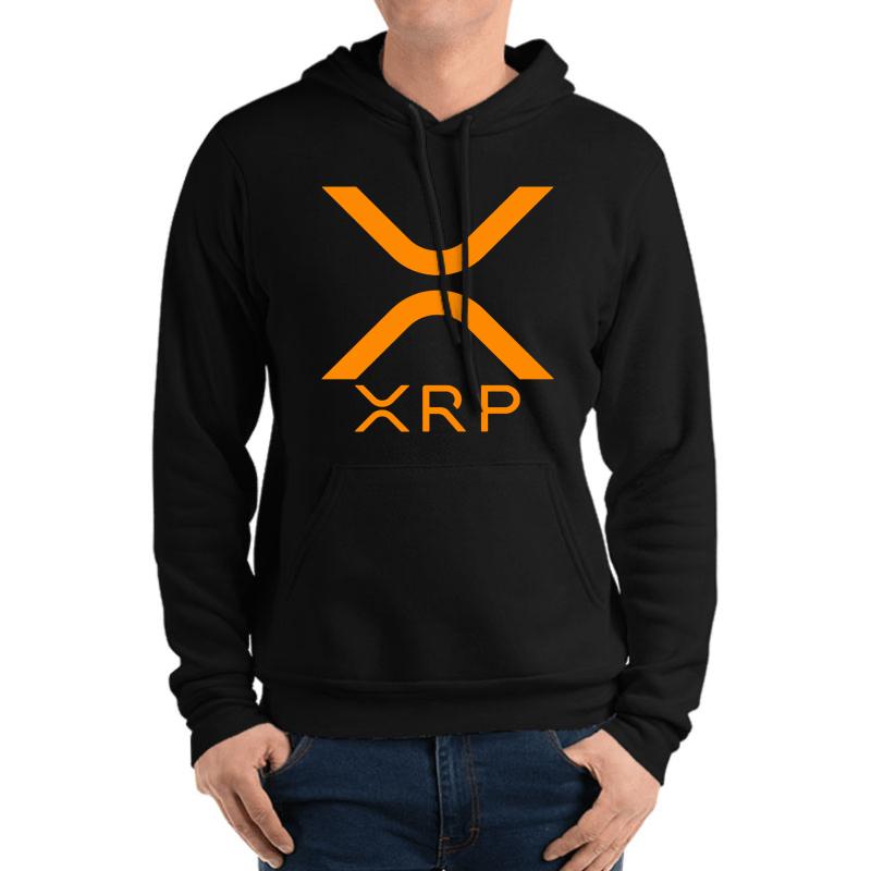 Xrp Ripple Unisex Hooded Sweatshirt Men Black