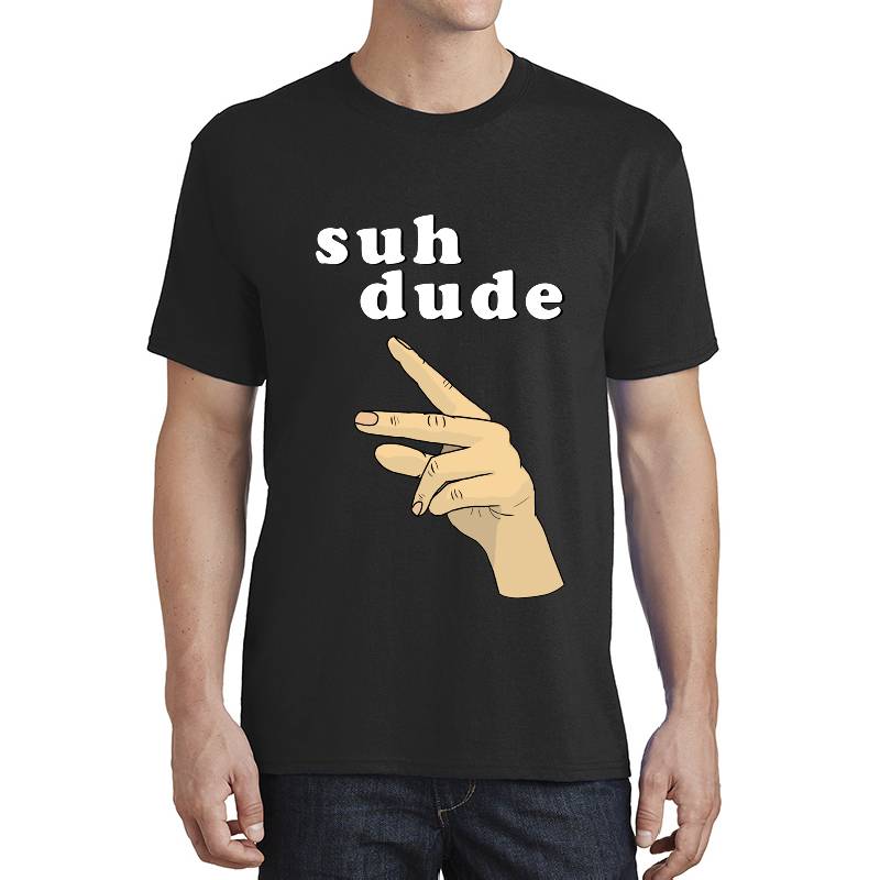 Suh Dude Meme White Letters Premium Flat Bill Snapback Caps