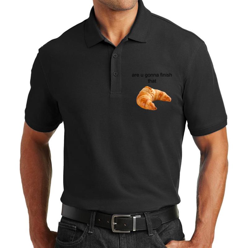 Are You Gonna Finish That Croissant? - Carl Wheezer Unisex Polo Jersey Sport Shirt Men Black