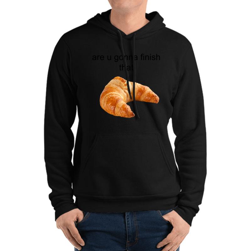 Are You Gonna Finish That Croissant? - Carl Wheezer Unisex Hooded Sweatshirt Men Black