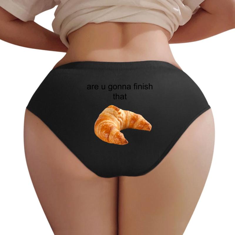 Are You Gonna Finish That Croissant? - Carl Wheezer Women Underwear Panties Women Black