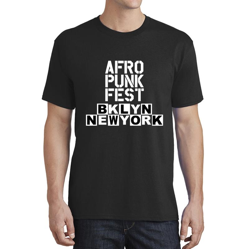 Afropunk Fest Brokelyn Newyork Unisex T-Shirt Men Black