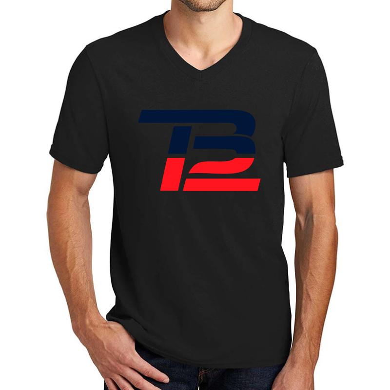 Tom Brady Unisex V-Neck T-Shirt Men Black