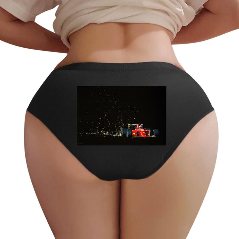 Alain Prost. Ferrari 641 Women Underwear Panties Women Black