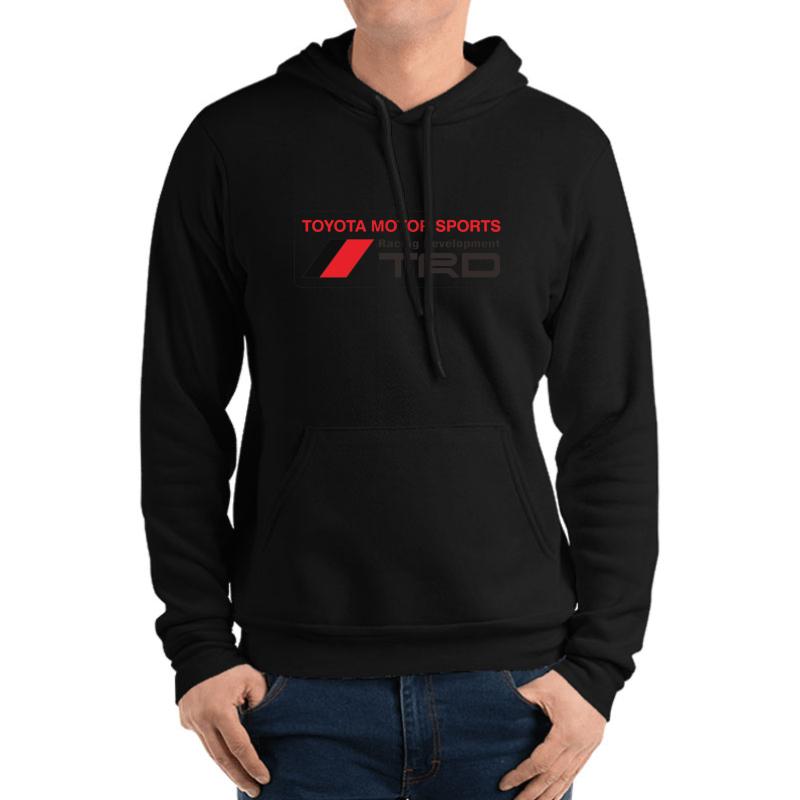 Trd Logo Unisex Hooded Sweatshirt Men Black