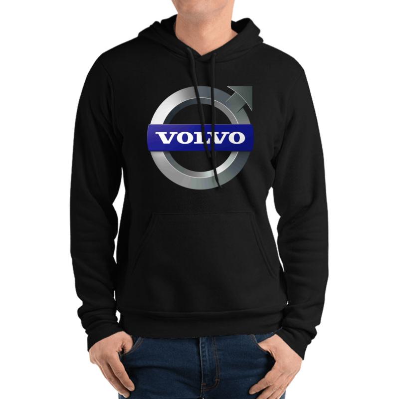 Volvo Unisex Hooded Sweatshirt Men Black