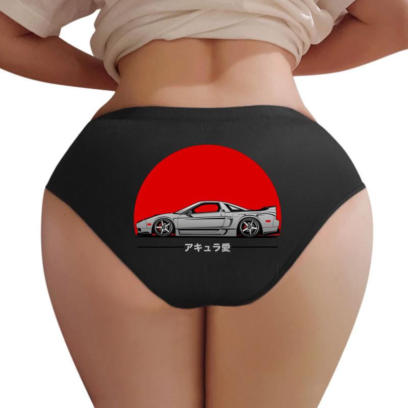 Acura Nsx Jdm Tuner Honda Women Underwear Panties Women Black