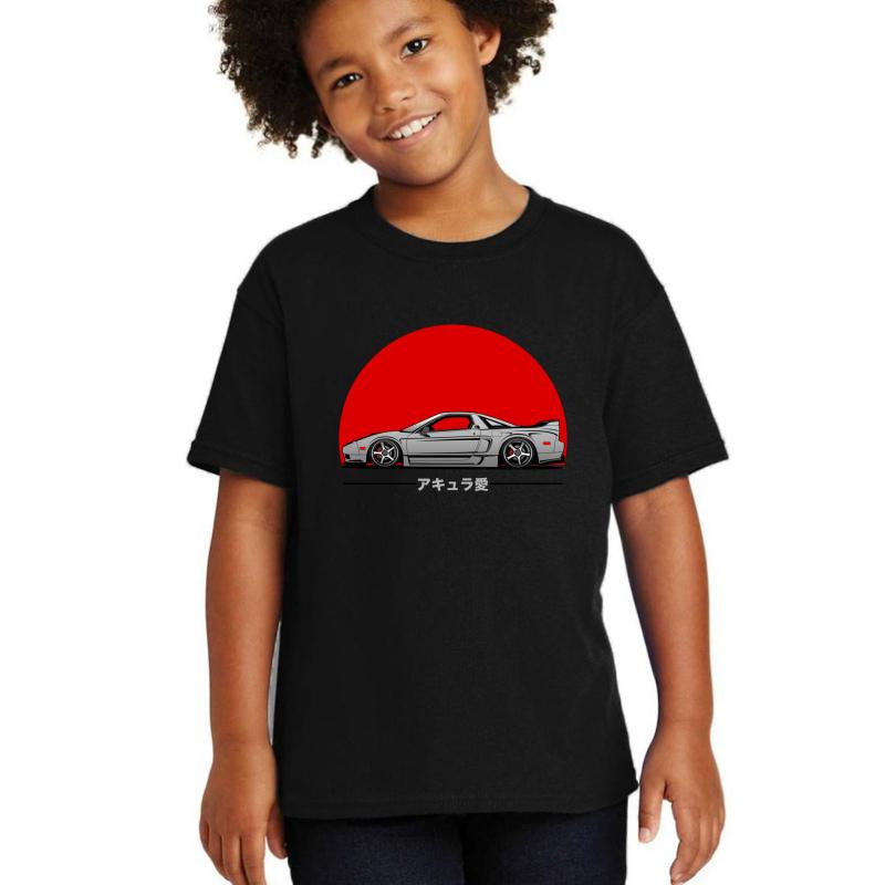 Acura Nsx Jdm Tuner Honda Youth T-Shirt Boy Black