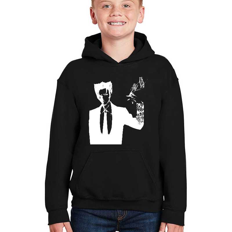 Monogatari - Kaiki Nisemono White  Youth Hooded Sweatshirt