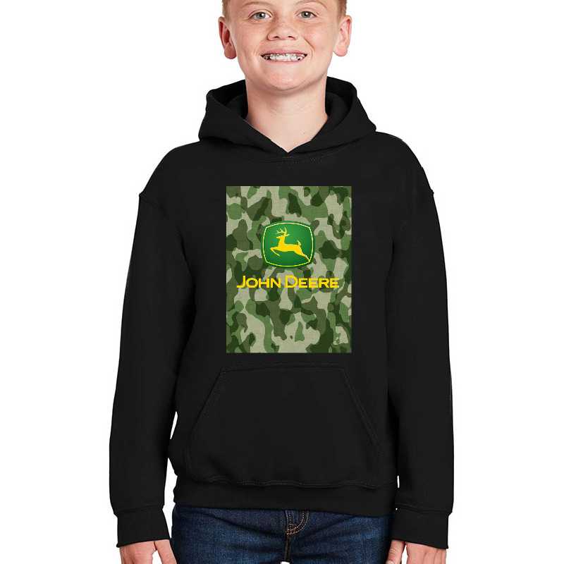 John Deere Logo Youth Hooded Sweatshirt