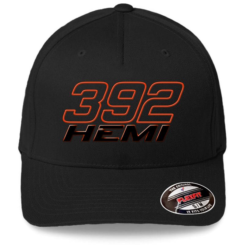 392 Hemi Flexfit Baseball Cap  Black