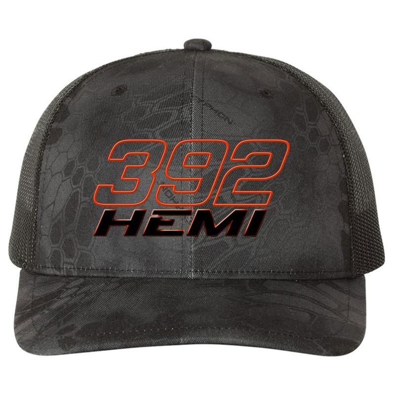 392 Hemi Richardson Premium Trucker Snapback Cap  Kryptek Typhon Black