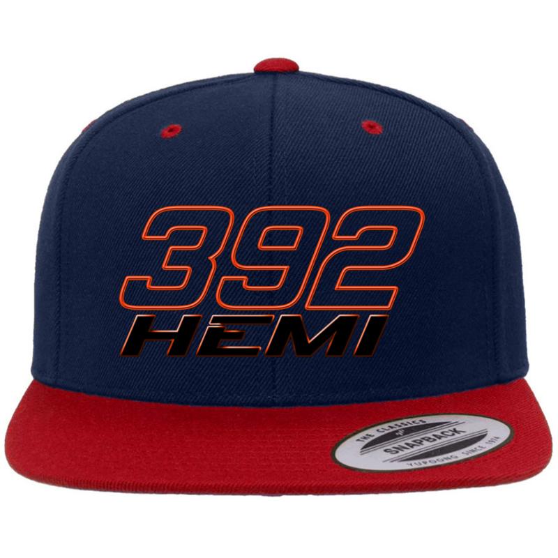 392 Hemi Premium Flat Bill Snapback Cap  Navy