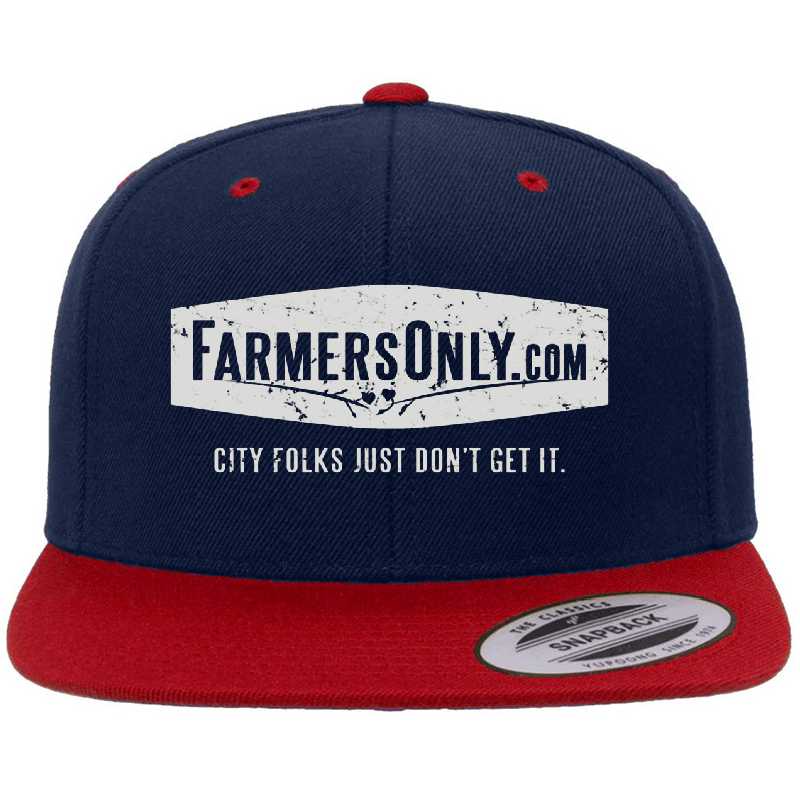 Farmers Only White Logo  Unisex Hooded Sweatshirts