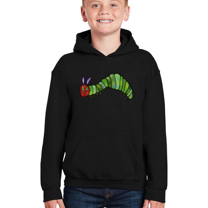 The Very Hungry Caterpillar Youth Hooded Sweatshirt Boy Black