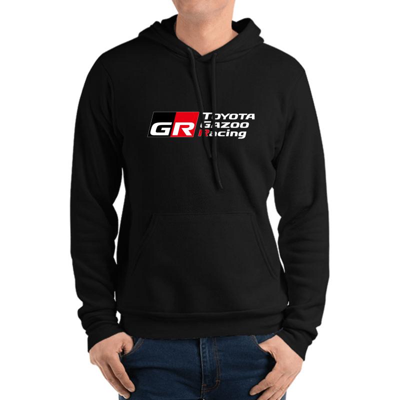 Toyota Gr Wrc Yaris Supra Gazoo Racing White Unisex Hooded Sweatshirt Men Black