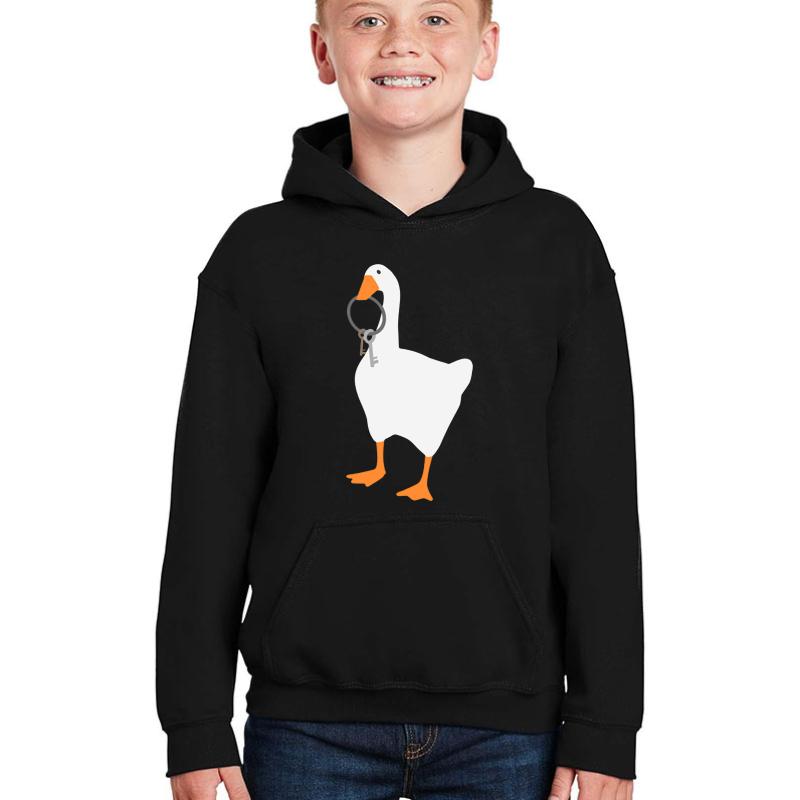 Untitled Goose Youth Hooded Sweatshirt Boy Black