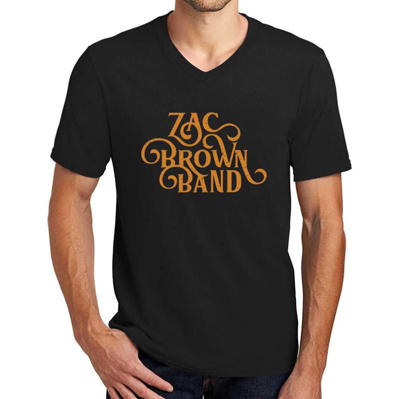 Zac Brown Band Unisex V-Neck T-Shirt Men Black