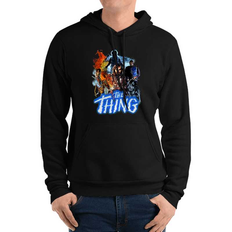 the Thing Unisex Hooded Sweatshirt Men Black