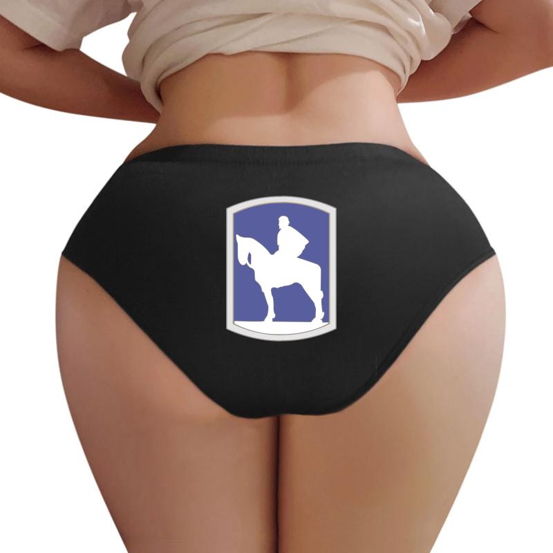 116Th Infantry Brigade Combat Team 'Stonewall' United States Army  Women Underwear Panties Women Black