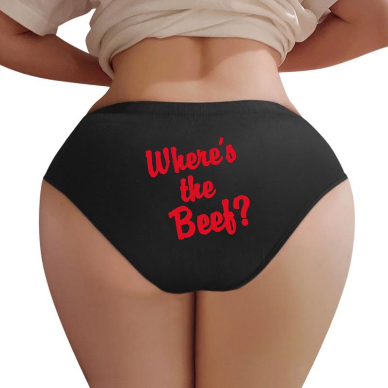 Where S The Beef? Women Underwear Panties Women Black