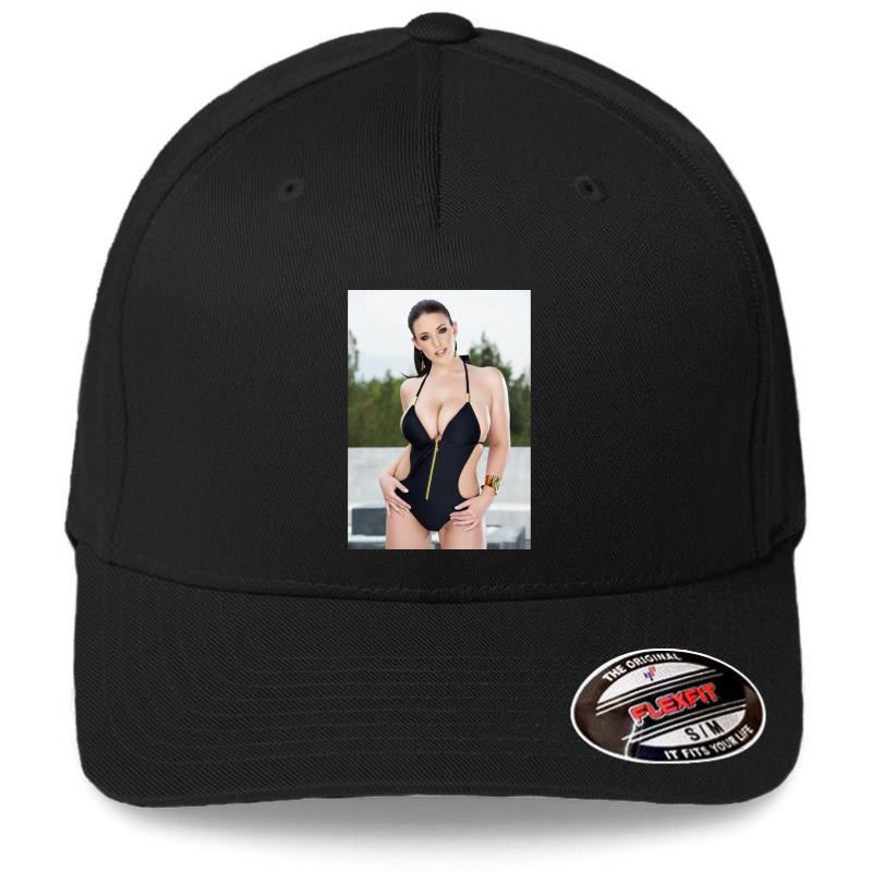 Angela White Flexfit Baseball Cap  Black