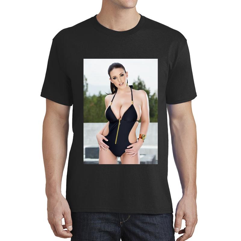 Angela White Unisex T-Shirt Men Black