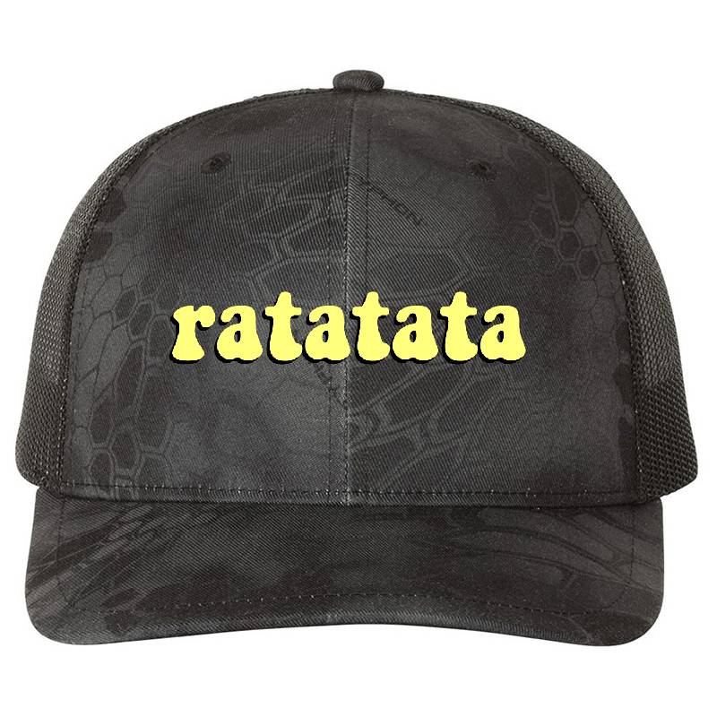 In The Ghetto Ratatata Flexfit Baseball Caps