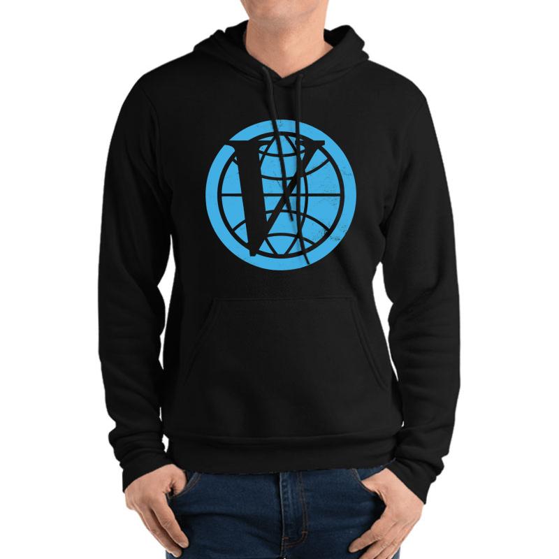 Venture Industries Logo The Venture Bros. Unisex Hooded Sweatshirt Men Black