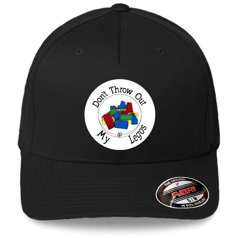 Ajr Don't Throw Out My Legos Flexfit Baseball Cap  Black