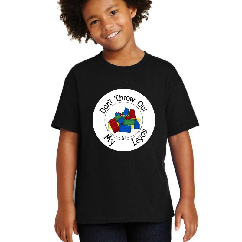 Ajr Don't Throw Out My Legos Youth T-Shirt Boy Black