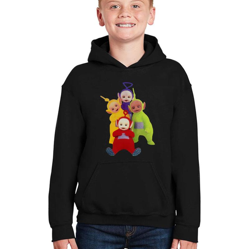 The Teletubbies Youth Hooded Sweatshirt Boy Black