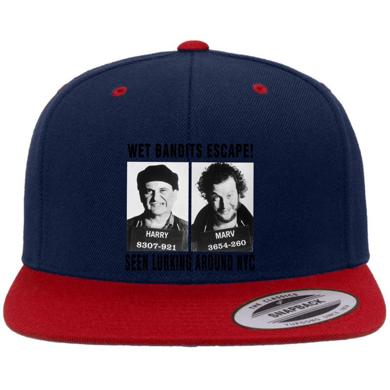 Wet Bandits - Home Alone Premium Flat Bill Snapback Cap  Navy